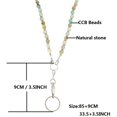 thumbnail image 3 of Lanyards for ID Badges, with Rubber Stoppers for Eyeglass Chain, Beaded Lanyard Eyeglass Chains for Women Lanyard for Keys A, 3 of 5