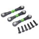 thumbnail image 1 of varilla de enlace del coche rc 3x Varilla De Tracción De Varillaje De Varillaje De Metal RC Para TT02 TT02T RC Car Buggy Truck Parts Verde Verde Magideal varilla de enlace del coche rc, 1 of 7