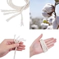 thumbnail image 3 of 1roll Macrame Cotton Cord Twisted Cotton Rope for Wall Hanging Plant Hangers Crafts and Wedding Decorations Creamy White 5mm about 100m/roll, 3 of 7