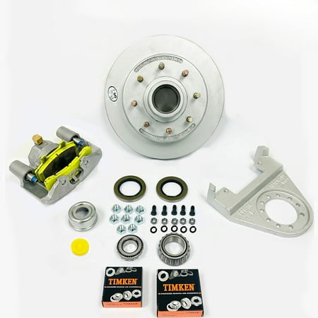 Southwest Wheel Pro 7 000 lbs. Maxx Finish Trailer Axle Disc Brake Kit for One Wheel