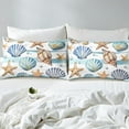 thumbnail image 4 of Erosebridal Kawaii Seashell Sheet Set Twin, Cute Starfish Bedding Sets Twin Size, Ocean Animal Decor 3pcs, 4 of 7