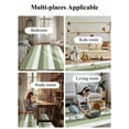 thumbnail image 6 of Sage Green and White Striped Area Rug for Bedroom 4x6 Ft Abstract Ombre Geometric Super Soft fuzzy Throw Rug Non-Slip Fluffy Plush Indoor Floor Carpet for Living Room Nursery Home Decor, 6 of 8