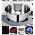 thumbnail image 4 of Juego de Tazones para Mezclar de 5 Piezas, Bowls de Acero Inoxidable, Cuencos para Mezclar con Escala de Capacidad para Mezclar, Hornear, Diseño Anidado, Tamaño de 14, 16, 20, 22, 24 cm, 4 of 4