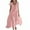 01-Pink, variant on Ladies Sundresses V Neck Buisness Casual Dress Loose Milkmaid Dress Plus Size A Line Dress Boho Wedding Dresses Wedding Guest Dress Satin Brunch Outfit 2025 Womens Clothing