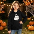 thumbnail image 5 of hengsof Girls Halloween Warm Hoodie Kids Print Pullover with Pocket Toddler Fall Winter Long Sleeve Sweatshirt 3-14Years, 5 of 8