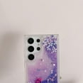 thumbnail image 5 of Compatible with Samsung Galaxy S24 Ultra Glitter Case Bling Sparkle Luxury Liquid Floating Quicksand Case Women Girls Slim Soft TPU Cute Flower Protective Transparent Cover, Cherry Blossom, 5 of 7
