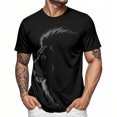 thumbnail image 6 of Ankishi Animal Shirts for Men Crewneck Novelty Animal Graphic Shirt Short Sleeve Tops for Dating Travel Streetwear, 6 of 6