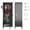 Black-1 Door, variant on GangMei Metal Storage Locker for School Office Gym Bedroom,Single Door Steel Storage Locker for Employees,Assembly Required, Black