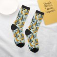 thumbnail image 4 of Kids Girls Boys Socks - Cute Banana Retro Comfort Breathable Crew Socks for Boys Girls Kids, Soft Athletic Running Socks for Boys Socks 6-10 Years Old, 4 of 6