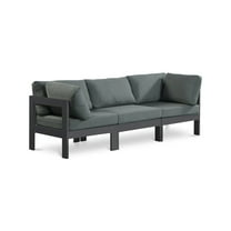Meridian Furniture Nizuc Grey Outdoor Patio Modular Sofa