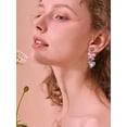 thumbnail image 4 of Boucles d'Oreilles en Forme de Coeur Rose Boucles d'Oreilles de Saint-Valentin Femmes en Couches Boucles d'Oreilles en Forme de Coeur Rouge Boucles d'Oreilles Saint-Valentin Cadeau (Argent), 4 of 4