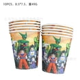thumbnail image 5 of Decoraciones de cumpleaños de Dragon Ball, globos de aluminio, decoración para tartas, suministros para fiestas temáticas de Son Goku, platos, cajas de dulces, baby shower, 5 of 5