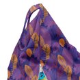 thumbnail image 5 of Leaf Lounger Chair Bag, Print of Colorful Tropical Leaves Intertwined Design Night in a Jungle Concept, High Capacity Storage with Handle Container, Lounger Size, Quartz Marigold, by Ambesonne, 5 of 5