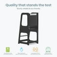 thumbnail image 5 of Dream On Me Explora Tower & Step Stool, Anti-slip Base, Multipurpose Kids Step Stool, Black, 5 of 10