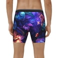 thumbnail image 4 of Picia Magic Colorful Forest Leaves Pattern Men's Athletic Long Leg Briefs , Performance Stretch Underwear，Moisture-Wicking, 4 of 7
