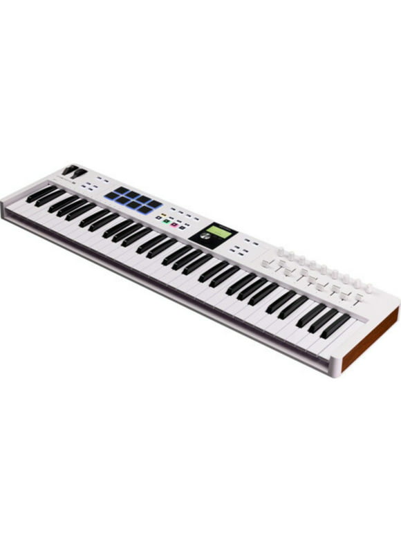 Arturia KeyLab Essential MK3 (White) 61-Key Universal MIDI Controller and Software