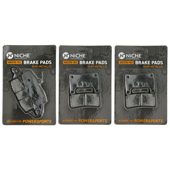 Niche Complete Semi-Metallic Brake Pad Set for Suzuki Boulevard Motorcycle MK1002569