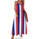 thumbnail image 1 of Vestido sin mangas con la bandera francesa de Francia, ropa de mujer, vestido morado, vestidos de mujer, traje de verano para mujer, 1 of 7