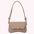thumbnail image 4 of Bolso Bandolera Con Hebilla Bloqueo Metal Con Personalidad Elegante para Mujer (caqui), 4 of 9