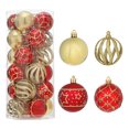 thumbnail image 3 of Xihbxyly Bolas Navideñas, Impresionantes Adornos Colgantes Galvanizados, Esferas con Diseño Único Pintado, Decoración de Plástico Resistente para Árbol de Navidad, Ideal para Uso Festivo En Casa, Ofi, 3 of 7