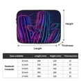 thumbnail image 3 of Laptop Sleeve Bag Compatible For iPad MacBook Air Pro Tablet Computer PC notebook Protective Fit in 10/12/13/14/15/16/17 inch Size Neon Cactus (14), 3 of 5