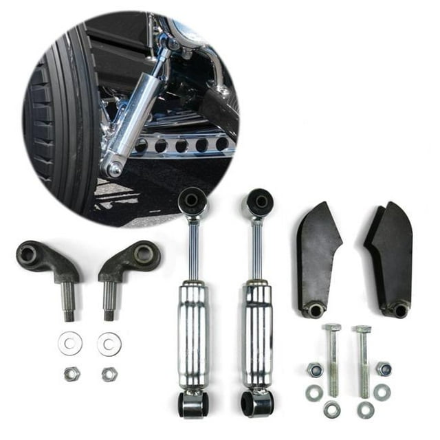 Solid Axle Chrome Shock Kit for 1928-1931 Ford Mustamg II