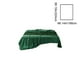thumbnail image 3 of Juego de Sábanas de Seda de Lujo, Color Verde Oscuro, Lavables | 168 X 224 Cm | Fácil Cuidado | 1 Unidad, 3 of 6