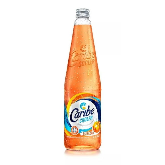 Pack de 12 Licor Caribe Cooler Durazno 750 ml Caribe Cooler