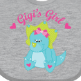 thumbnail image 4 of Inktastic Gigi's Girl dinosaur Girls Baby Bib, 4 of 4