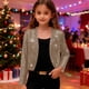 thumbnail image 1 of Cowsor Girls Sequin Blazer Open Front Jacket Party Christmas Sparkly Coats, 1 of 7