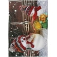thumbnail image 2 of Dreamtimes Christmas Snowman Tablecloth, Waterproof Washable Polyester Square Table Cover, Durable Tablecloth for Kitchen Dining Table Party Decor,60"X 60", 2 of 7