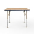 thumbnail image 3 of ECR4Kids 24in x 36in Rectangle Everyday T-Mold Adjustable Activity Table Maple/Navy/Sand - Standard Ball, 3 of 4