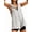 Light Gray, variant on Rompers for Women Athletic Workout Hooded Romper Casual Zip-Front Neck Jumpsuits Overalls with Pockets Black XXL