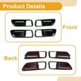 thumbnail image 4 of Cubierta de Tazón de Mango de Puerta Interior para Honda CHR 2024-2025 Marco de Decoración del Mango de la Puerta Interior Frontal Izquierdo Frontal Derecho Negro Fibra de Carbono 4 Pcs, 4 of 6
