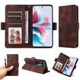 thumbnail image 2 of Funda GANGXUN para OPPO Reno 11F con diseño acolchado elegante, cuero PU, protección total y ajuste preciso, 2 of 5