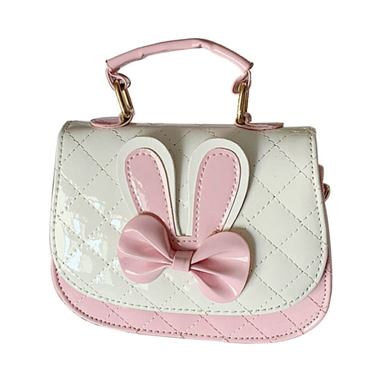 Cute Bunny Girl Messenger Bag Korean Style Crossbody Bags for Girls PU Hand  Bags Toddler Purses and Princess Handbags Free Ship