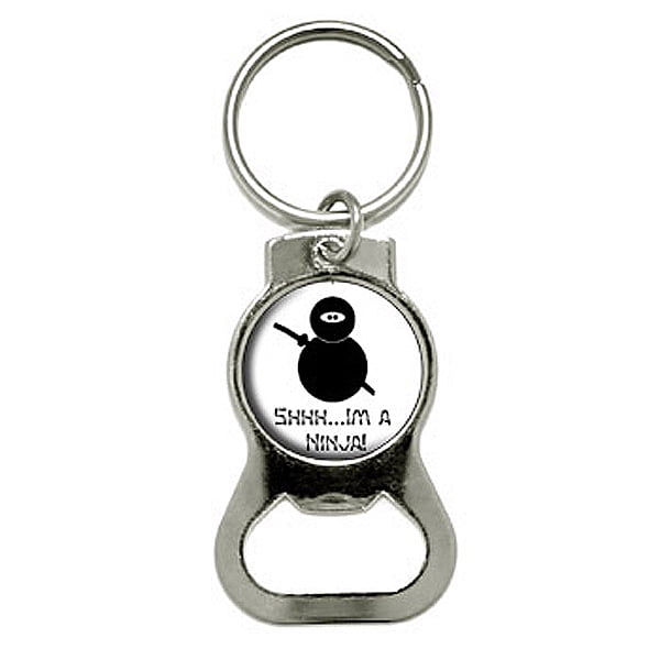 Japanese Ninja Bottle Opener Keychain 