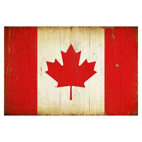 Canadian Flag Wooden Sign Wall Decor Walmart Canada