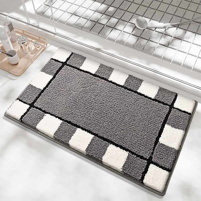 Soft Thick Velvet Non-Slip Floor Mat for Living Room Bedroom Entryway Kids Study Area Rug