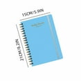 thumbnail image 3 of Daily Planner Undated Undated Desktop Coil Planner Notebook Stock Coil Binding for Organizing Daily Planner Notebook, 3 of 3
