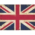 thumbnail image 2 of Appleman, Sam 14x11 Gold Ornate Wood Framed with Double Matting Museum Art Print Titled - Flea Market Union Jack, 2 of 4