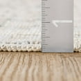thumbnail image 4 of LUXE WEAVERS Modern Textured Striped Gray 6x9 Area Rug, 4 of 9