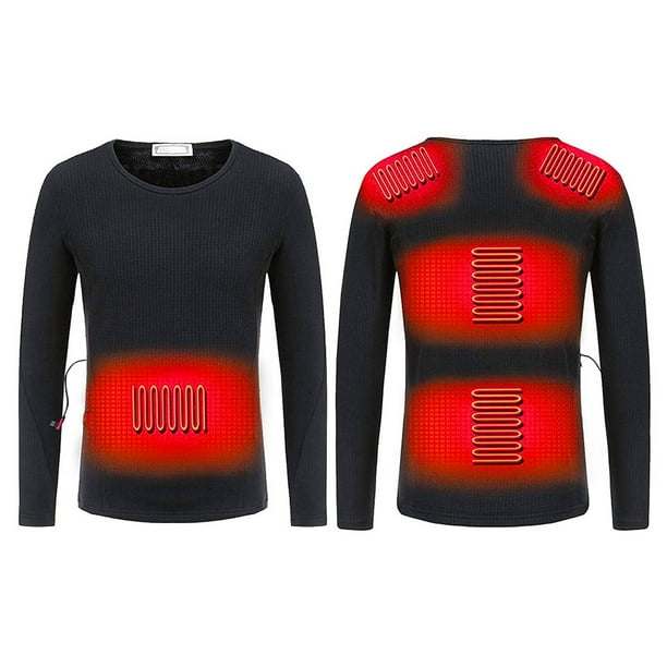 Heated Thermal Underwear for Men Women Temperature Adjustable Thermal