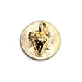 thumbnail image 4 of 14k yellow gold 3D Strawberry fruit Fresa leaf pendant charm fine jewelry 3.7g, 4 of 13