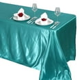 thumbnail image 2 of 90x132 inch Turquoise Rectangle Tablecloth Table Cover Linens Wedding Table Cloth Party Reception Events Kitchen Dining, 2 of 3
