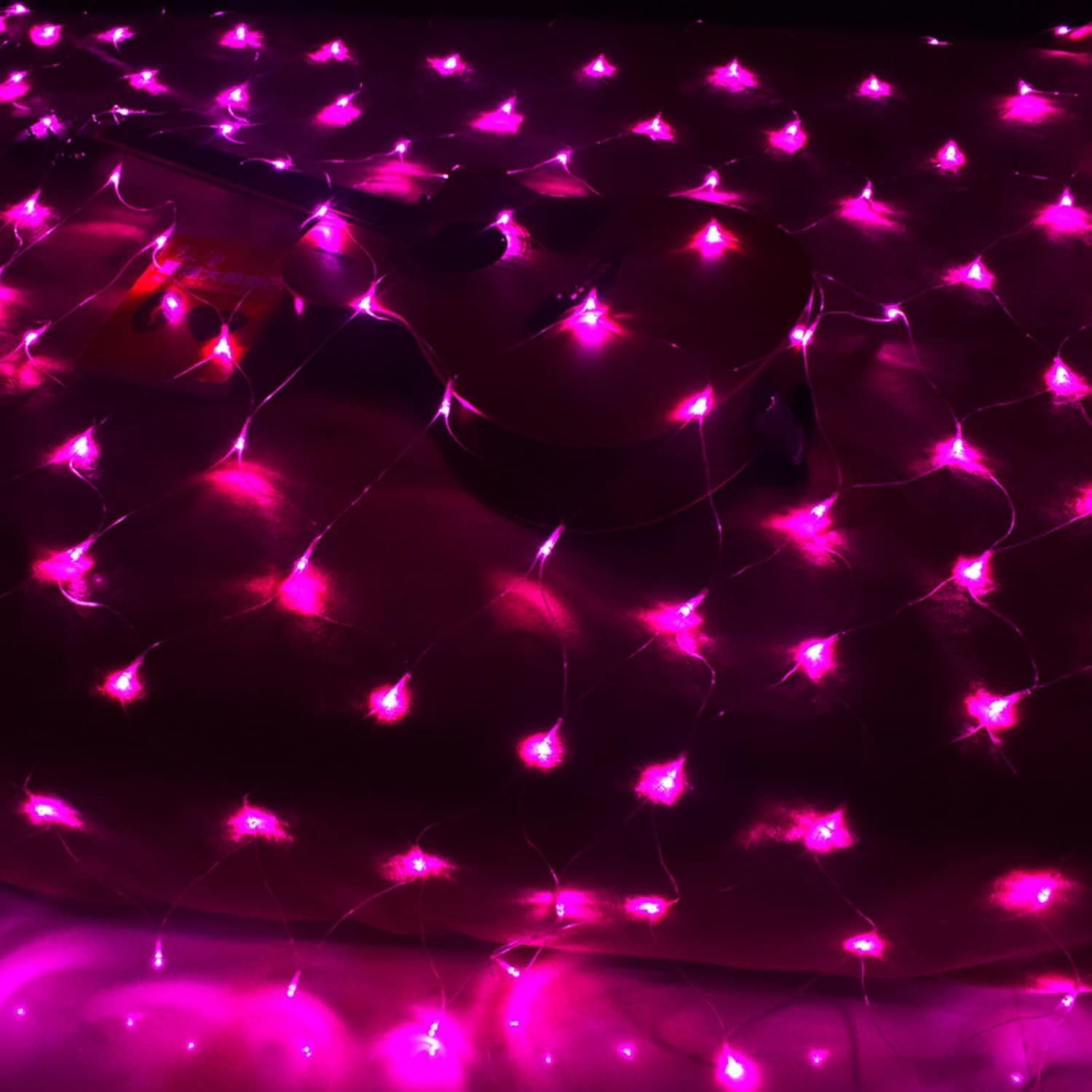 Garden Net Lights Battery Operated 2x3M 192LED Waterproof Net Mesh String Lights 8 Modes Fairy Lights for Indoor Outdoor Christmas Tree Bush Garden Backyard Décor