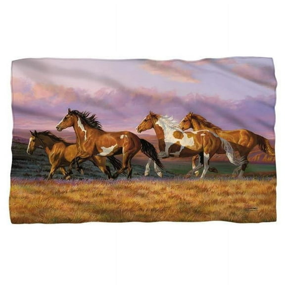 Wild Wings/sunset Cruise 2-woven Throw-white-36x58