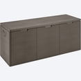 thumbnail image 4 of Armario Gabinete Baúl Grande Plástico Barú Exterior Rimax Marrón Claro, 4 of 5