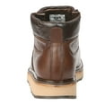 thumbnail image 3 of El General Men’s Brown Woven Ankle Boots with Zipper 45184, 3 of 4