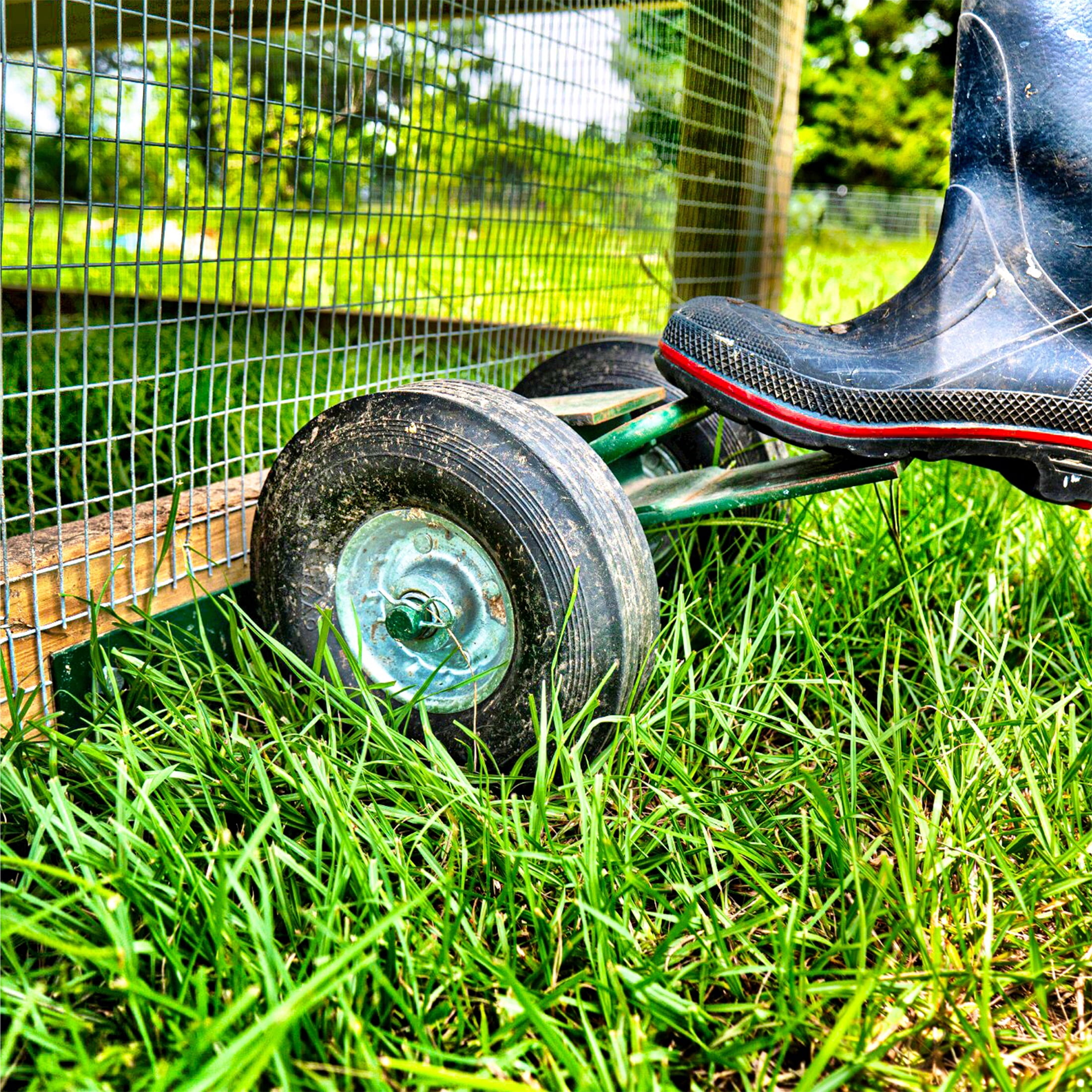ChickLift Original - Effortless Chicken Tractor Mobility | Heavy-Duty Chicken Coop Mover | Safe, Easy, and Durable | 7ft Coops or Less